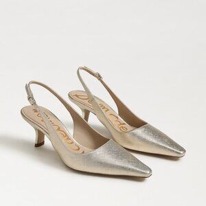 NWT  Bianka Slingback Pump Gold Leaf (Size: 9)